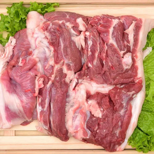 보신용 껍데기있는 흑염소고기 1kg (뼈없는 정육) 염소고기